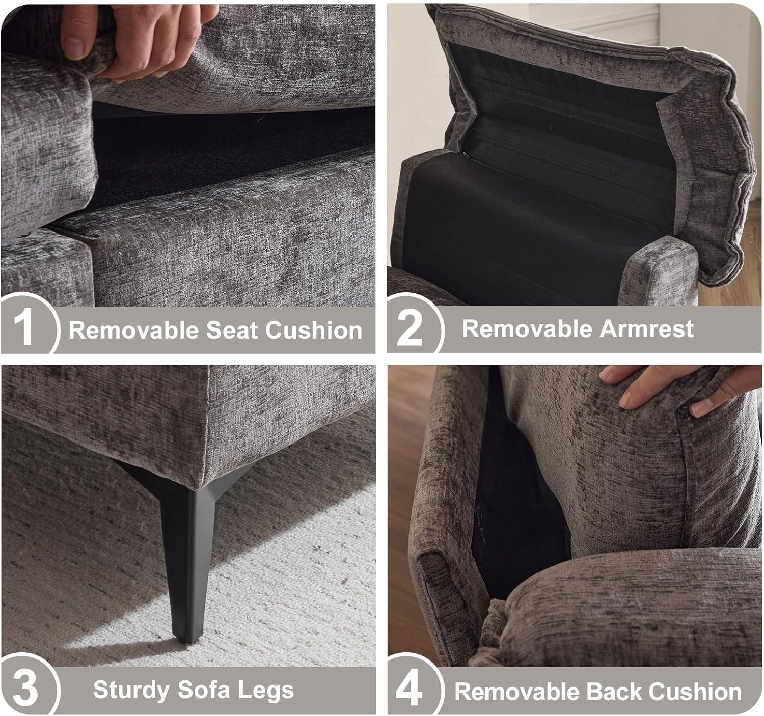 Our Honest Take on the VINGLI 129'' Reversible Sectional Couch