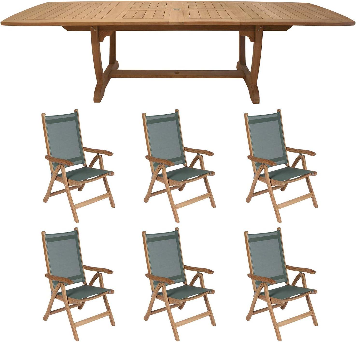 how​ We Loved the 7-Piece Teak Patio Set's Style & Comfort