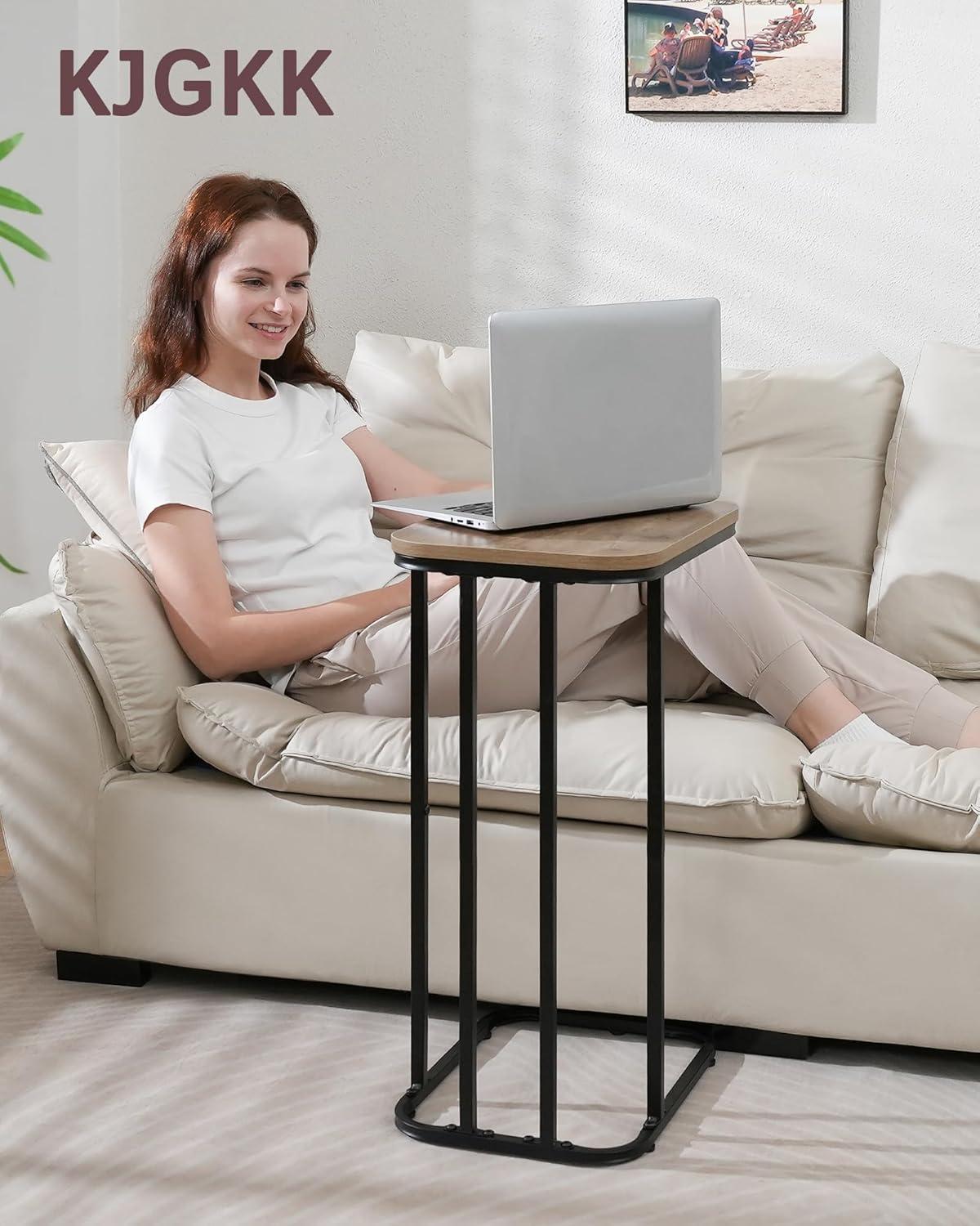 Our Take on the Sturdy & Stylish ⁣27-Inch C Shaped End Table