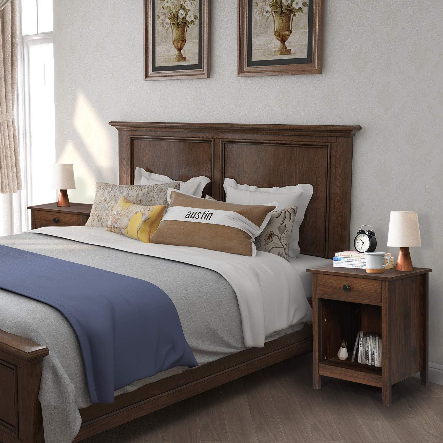 How ⁣We Transformed Our Bedroom with GBU Nightstands' Rustic charm