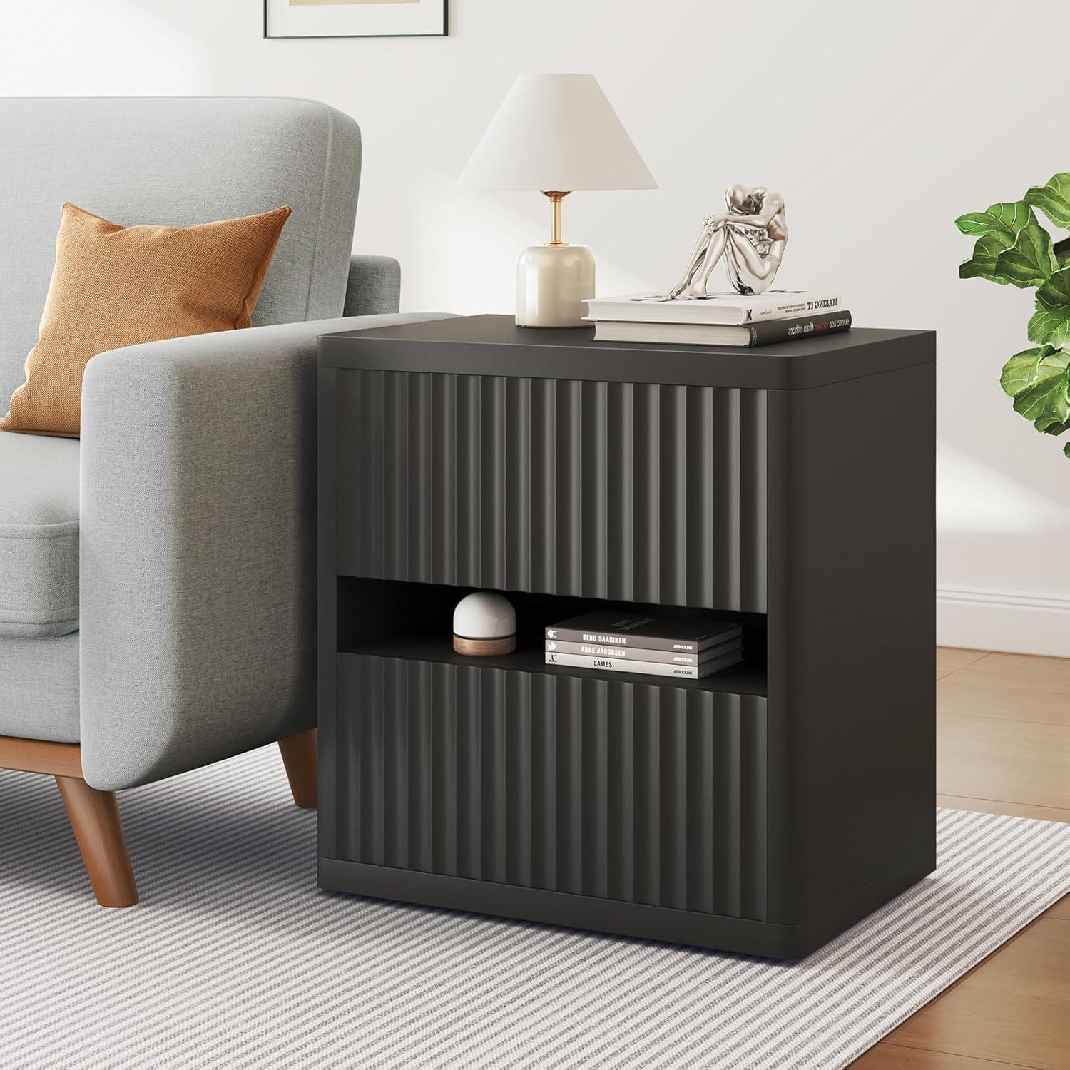 Our Honest Take on the Dripex Fluted Nightstand: Stylish & Sturdy