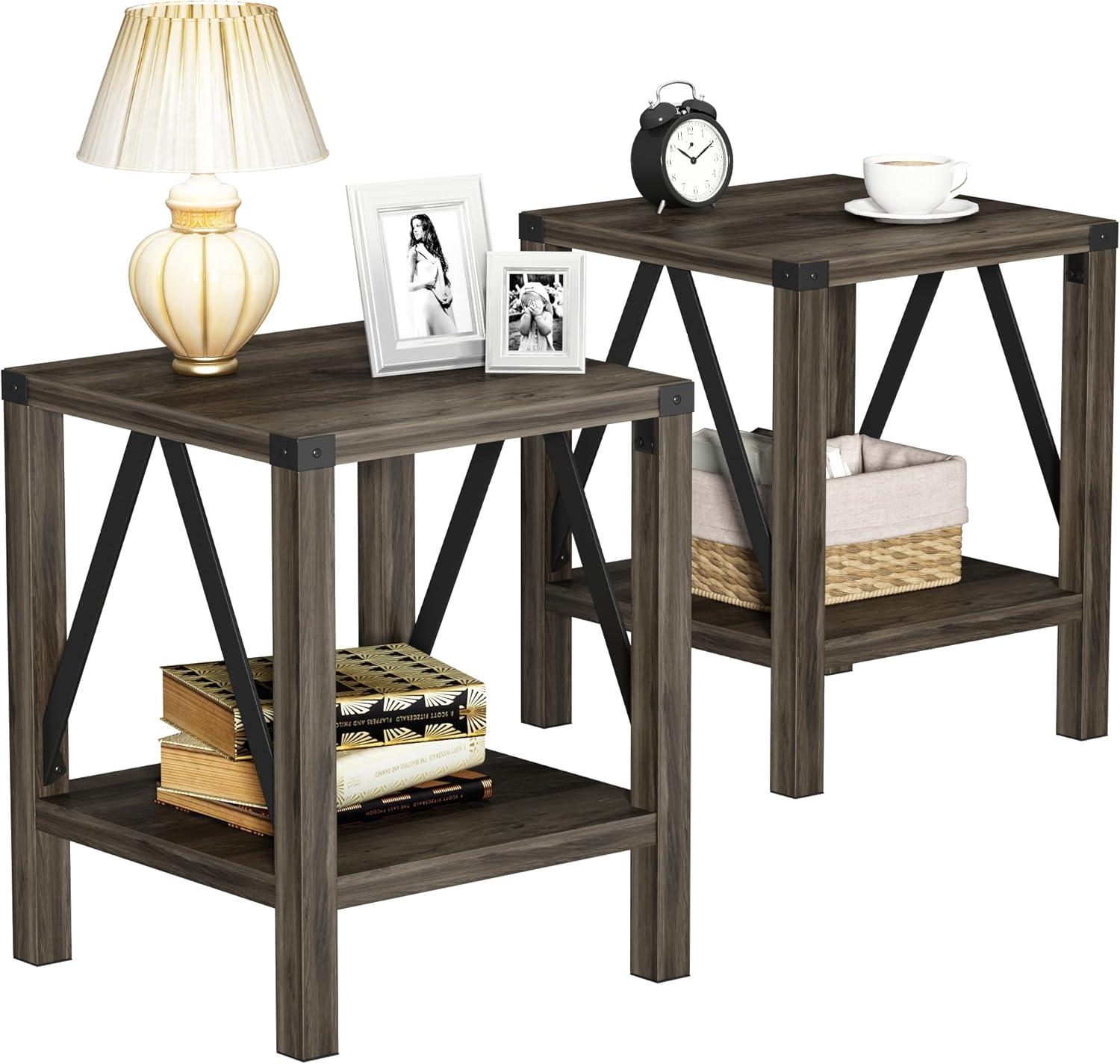 Our Thoughts on the Treocho Farmhouse Side ‌Table Set: Stylish & Sturdy