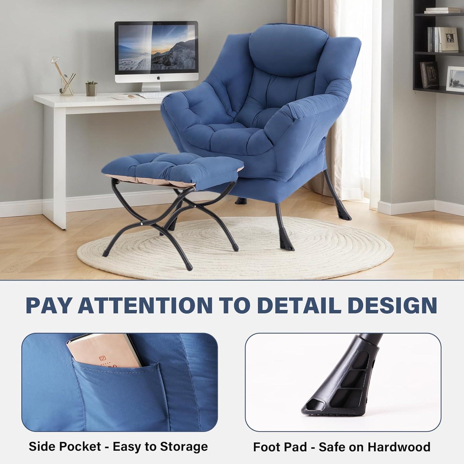our Take on the Tiita Lazy Chair with Ottoman: Cozy & Versatile
