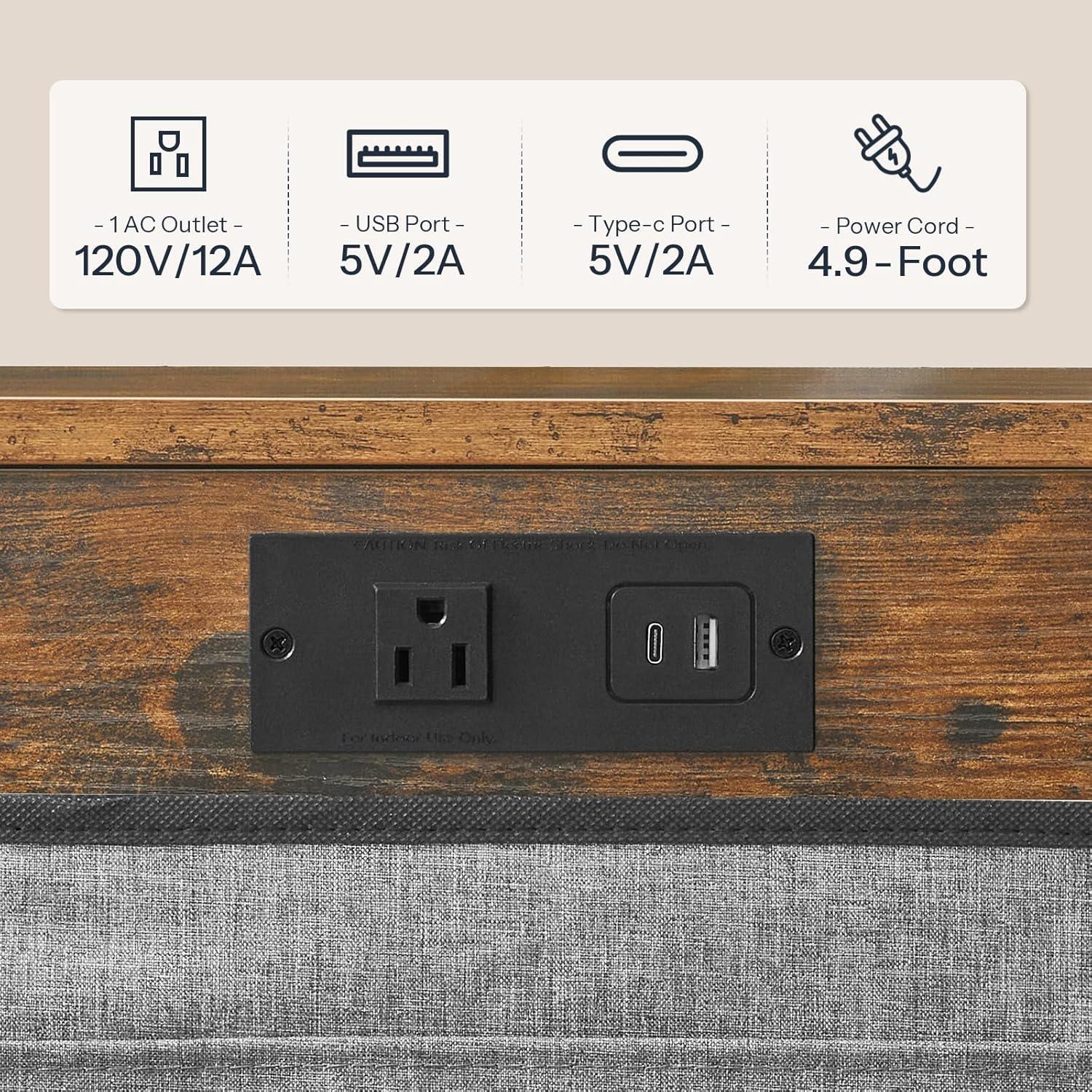 Our Honest Take on HOOBRO's Space-Saving C Table with charging