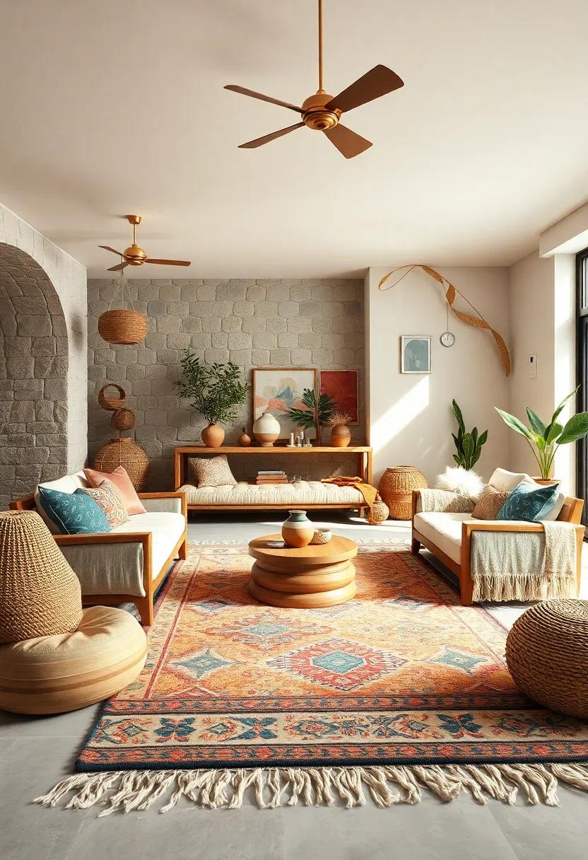 Artistic‌ Pottery‌ Lamps with warm, Ambient Lighting