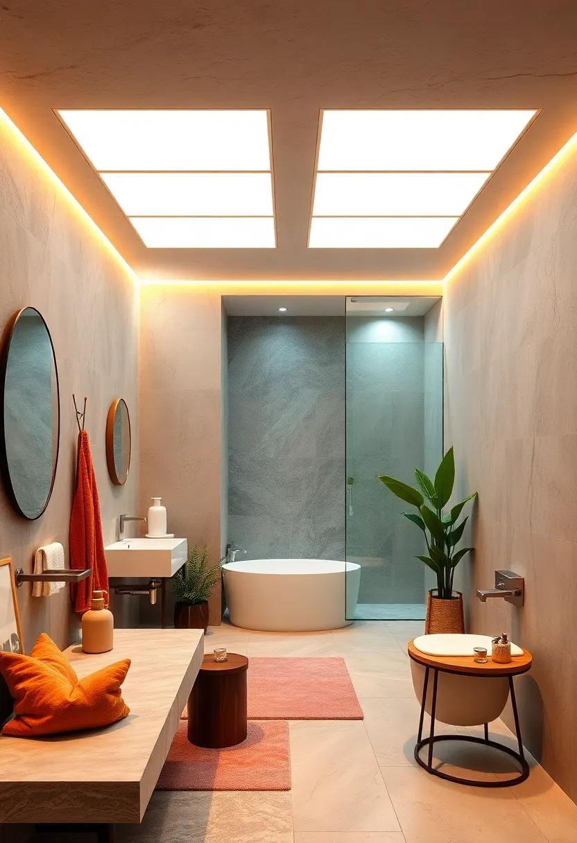 Adjustable LED Panels on the Ceiling to Customize Brightness