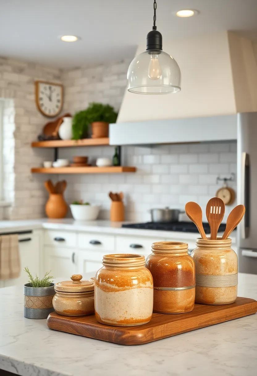 Ceramic Crock Utensil⁤ Holders for Functional Decor