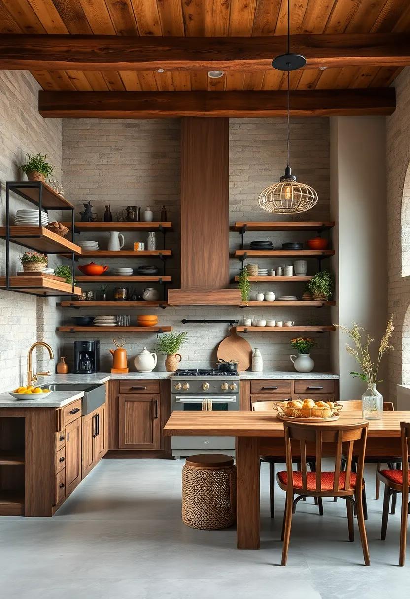 Reclaimed ​Wood Open Shelving for a⁤ Warm, ⁤Inviting‌ Display