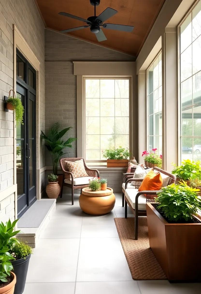 Create a small indoor herb garden in window boxes along the ‌edges for fresh scents and a splash of green‍ amidst winter hues