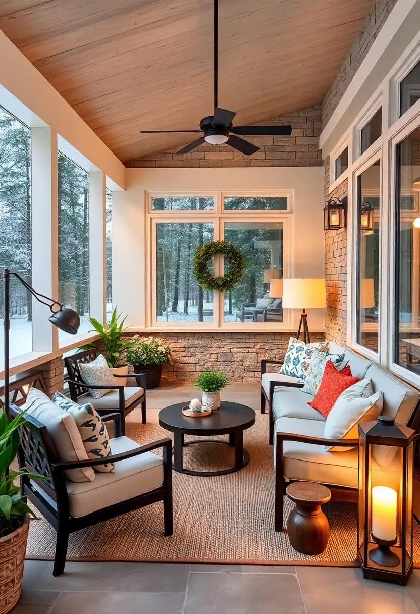 Position floor and ⁣table lamps⁢ with​ warm LED bulbs⁣ strategically to brighten dim winter days without harsh​ glare