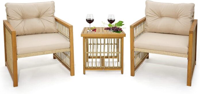 Our Honest Take on the Tangkula 3-Piece Patio Bistro Set