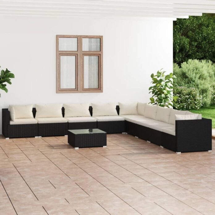 Our Take on the Stylish 10-Piece Patio Lounge Set with Cushions