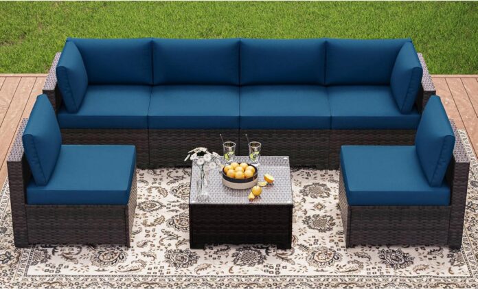 Our Honest Take on the 7-Piece PE Rattan Patio Set