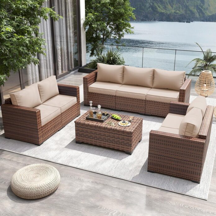 Our Honest Take on the UDPATIO 7-Seat Outdoor Wicker Set