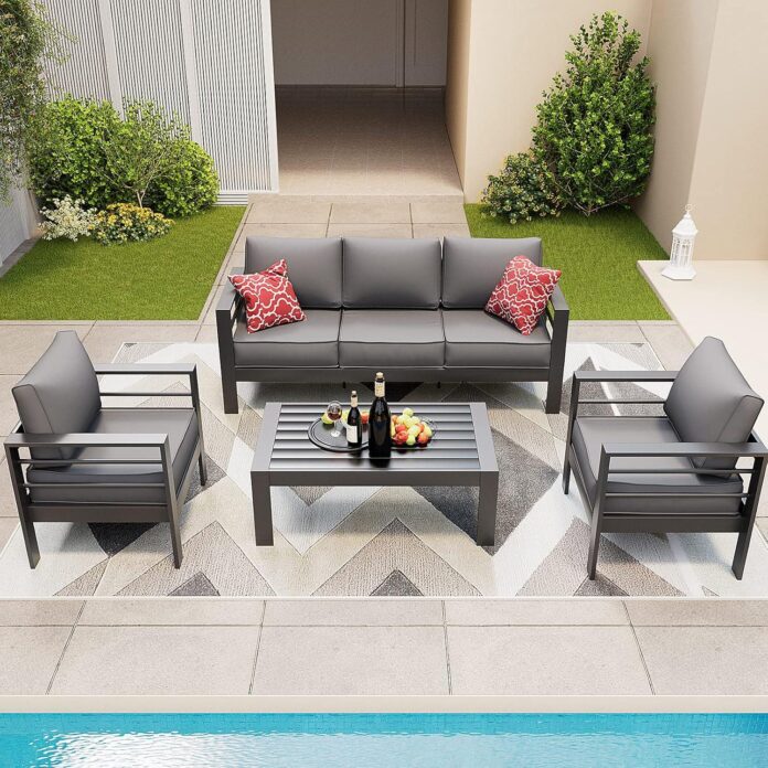 Our Take on the Amopatio 6-Piece Aluminum Patio Set: Comfort Meets Durability
