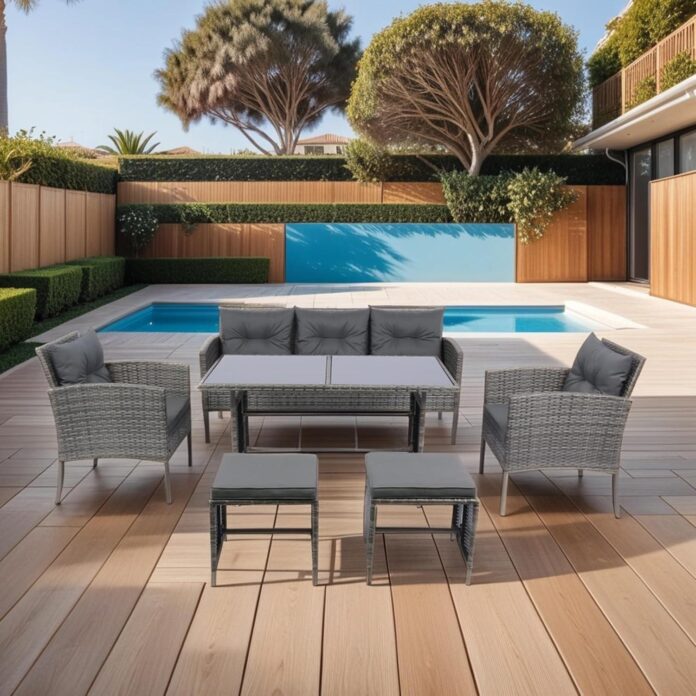 Our Honest Take on the Flexible 6-Piece Grey Wicker Patio Set
