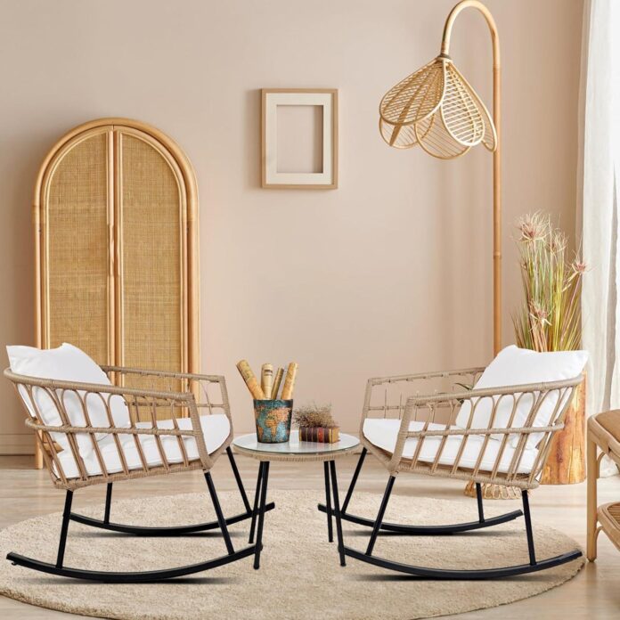 Our Honest Take on the 3-Piece Boho Rocking Chair Set