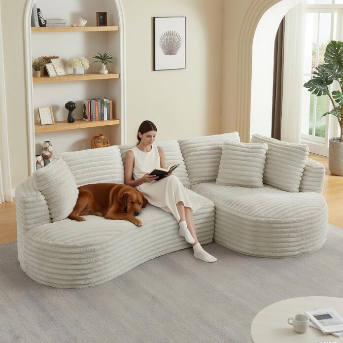 Our Experience with the Cozy 121″ Modular Corduroy Sectional Sofa