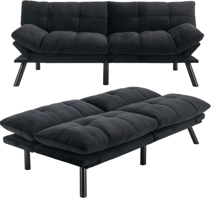 Our Take on the Velvet Convertible Futon: Comfort Meets Space