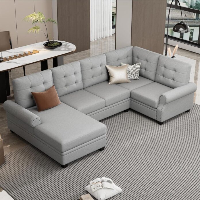 Why We Love the Ball & Cast 120″ U-Shaped Sectional Sofa