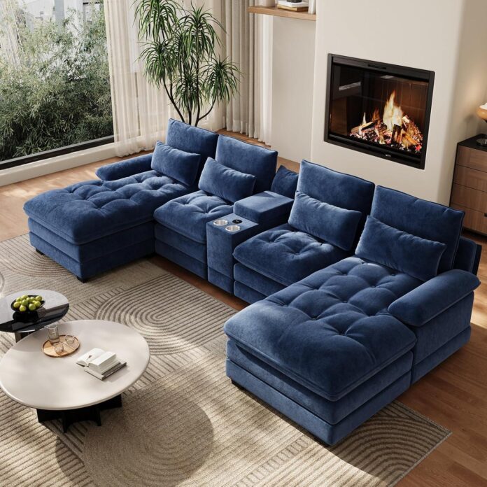 Our Honest Take on the OUYESSIR 134″ Cloud Couch: Comfort Meets Style