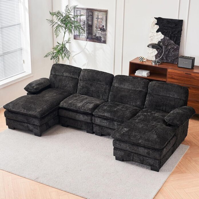 Our Honest Take on the Chenille U-Shaped Modular Sectional Sofa