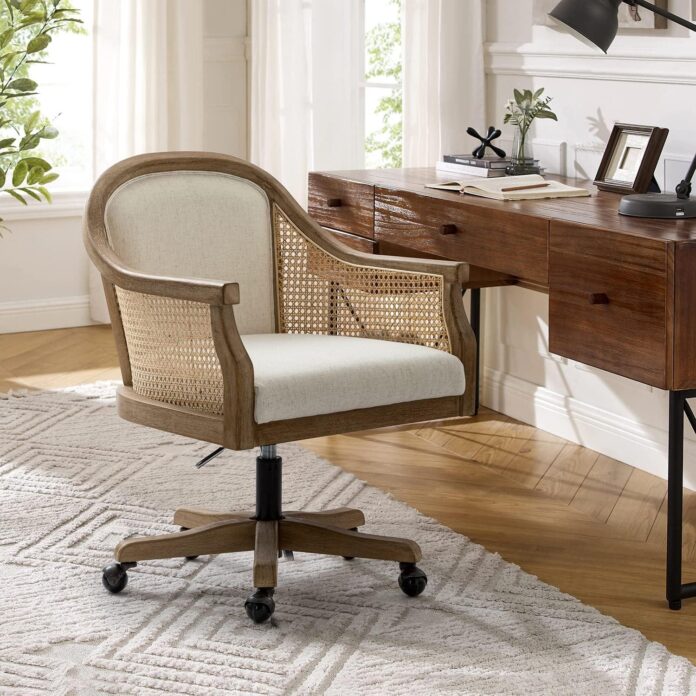 Finding the Perfect Blend: Our Thoughts on HULALA HOME Rattan Desk Chair
