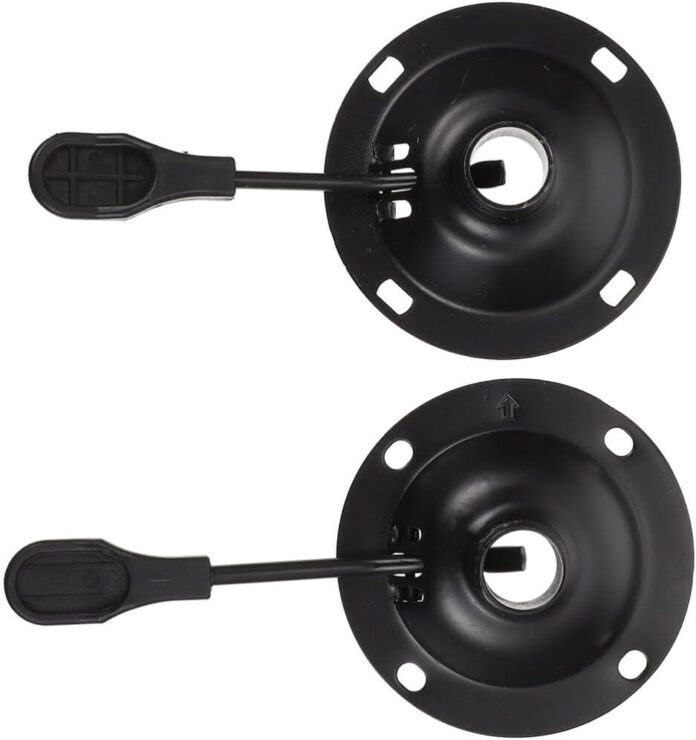 How We Improved Our Office Chairs with This Sturdy Swivel Plate Replacement