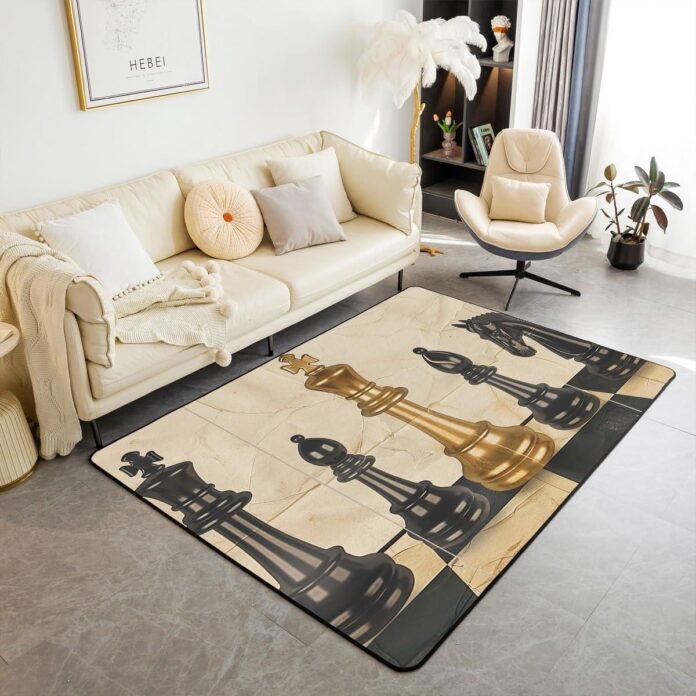 Our Take on the Vintage Chess Rug: Soft, Stylish, and Safe for All