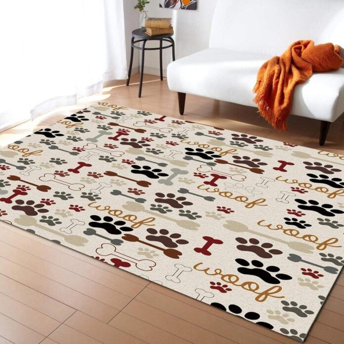 Our Honest Take on the Modern Cartoon Dog Paw Print Rug