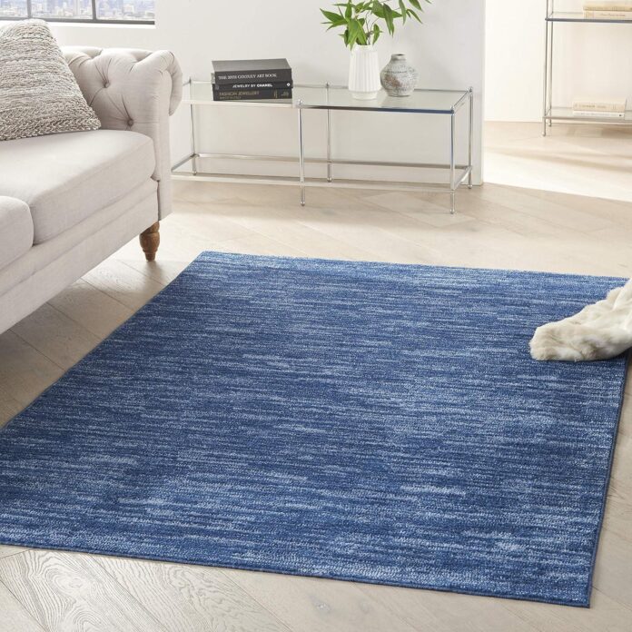 Why We Love the Nourison 4×6 Navy Blue Outdoor Rug