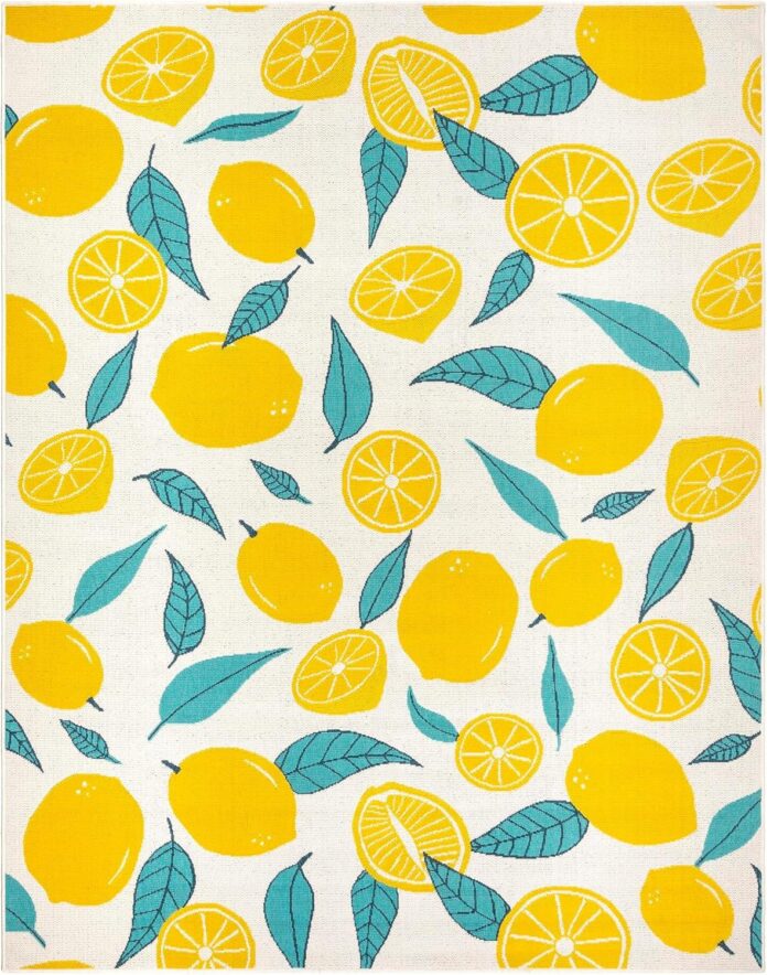 Our Take on the Gertmenian Lemons Rug: Durable, Stylish, and Easy-Clean