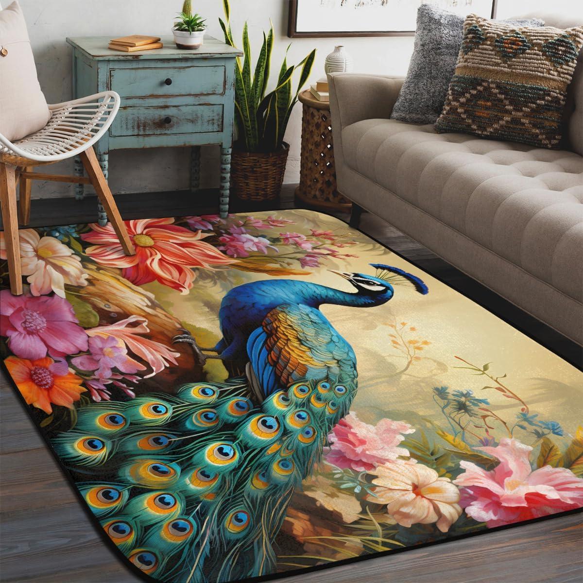 Colorful Peacock Rug Review | Cozy Home Comfort & Style Highlights