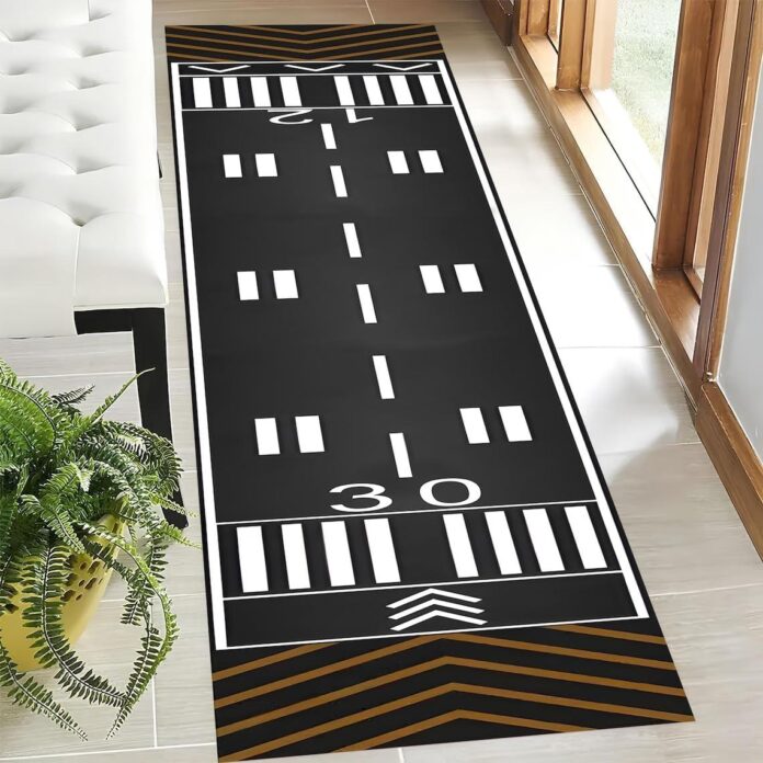 How Our Generic Airplane Runway Rug Transformed Our Living Space