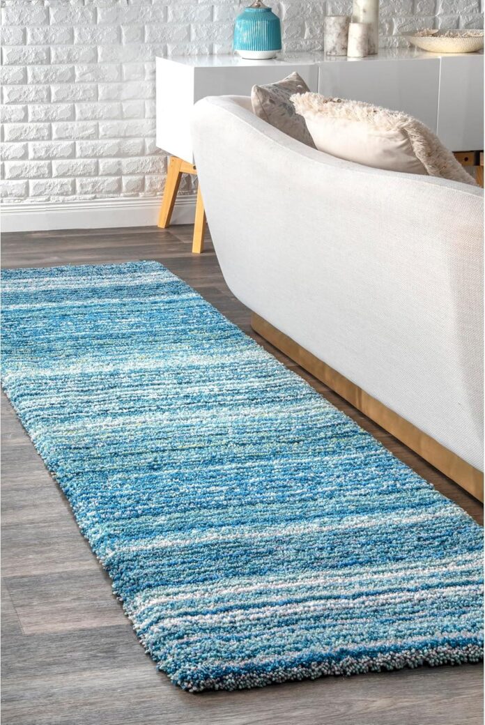 Why We Love the nuLOOM Drey Striped Shag Runner for Our Home