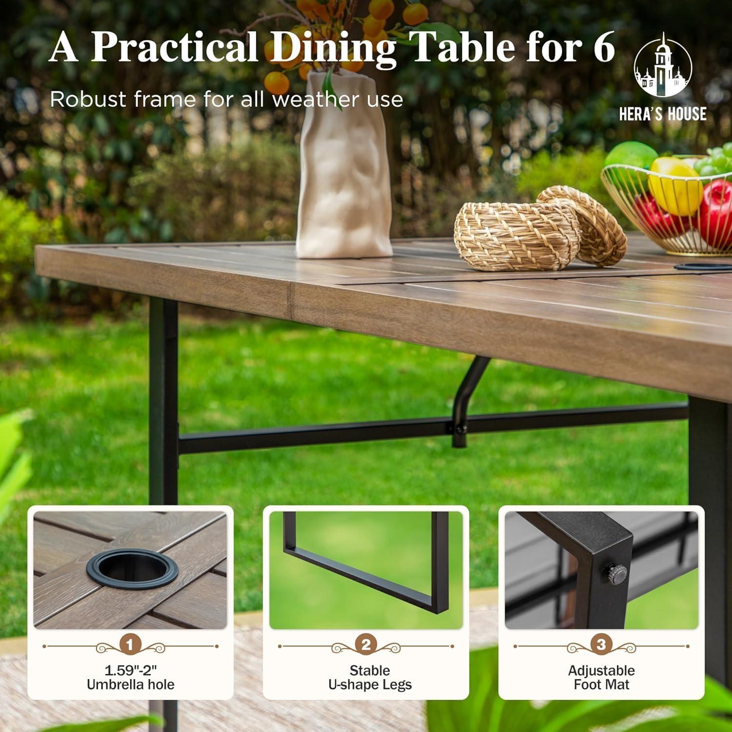 Our Honest Take on HERA'S HOUSE 7-Piece Patio Dining Set