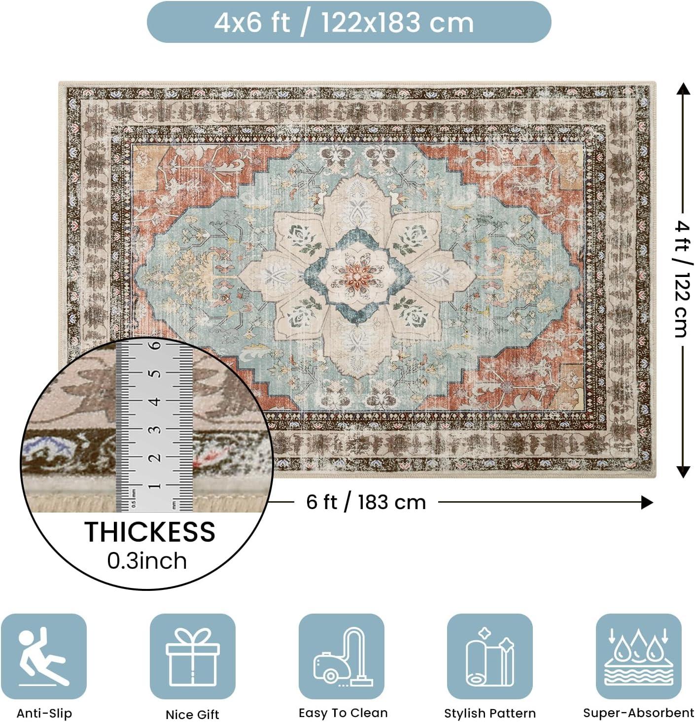 How We Loved the Cozy ​charm of Smiry's Vintage Area ​Rug