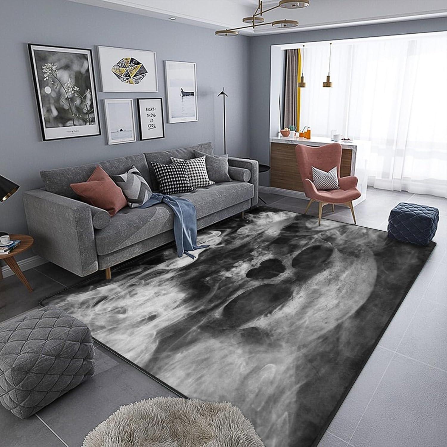 Our Take on the ⁢ALALAL Smoke Sugar Skull Rug: Durable & Stylish