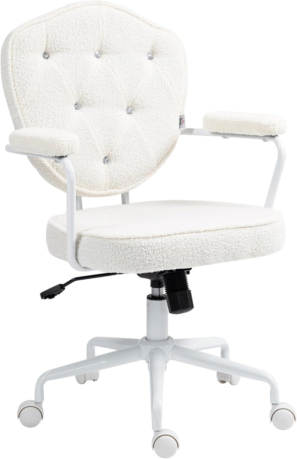 Why We Love Our Cream White Teddy Bear office Chair: Stylish & Cozy