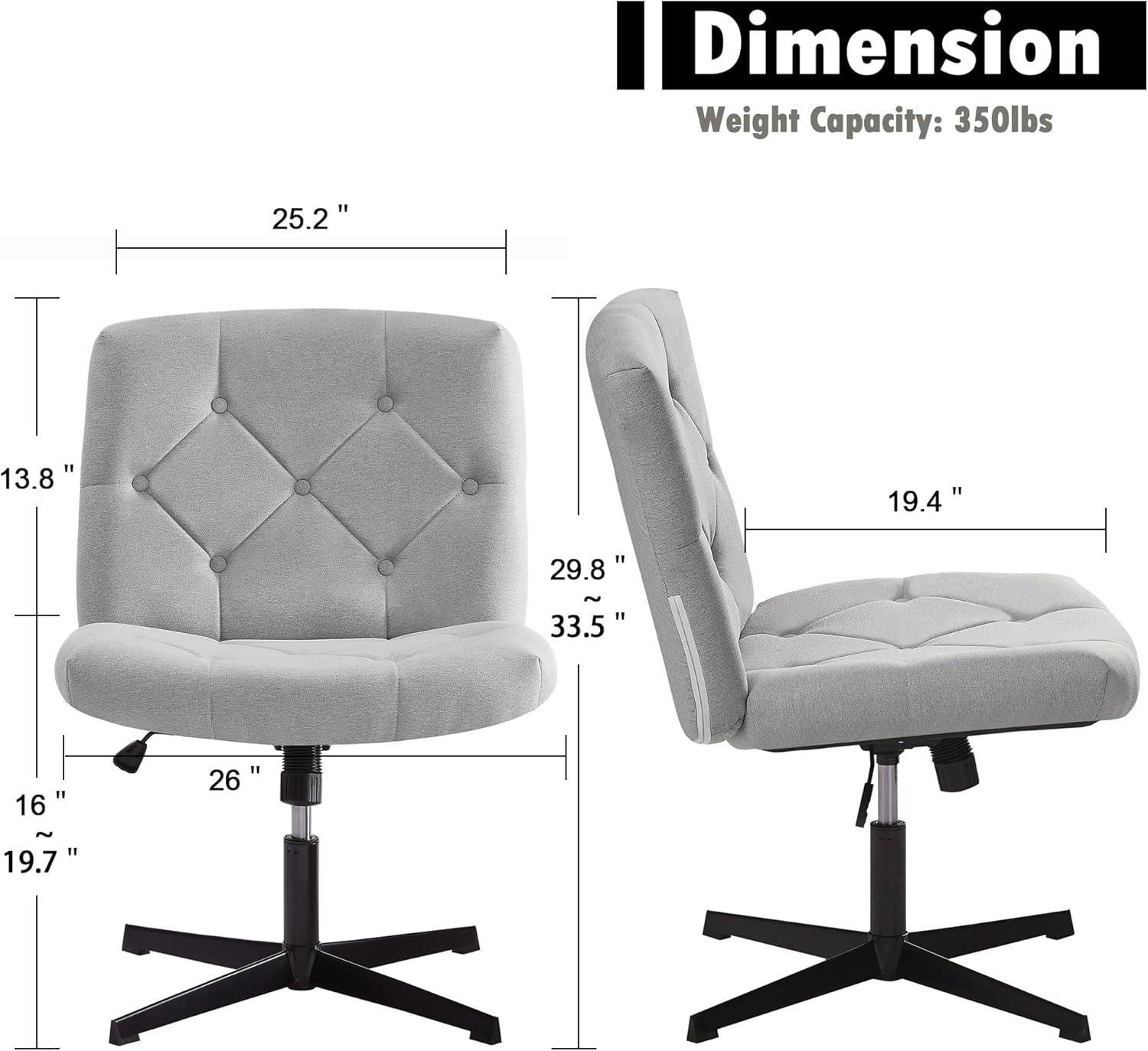 Finding Comfort and Style: Our ⁢Take on VECELO's armless Desk Chair
