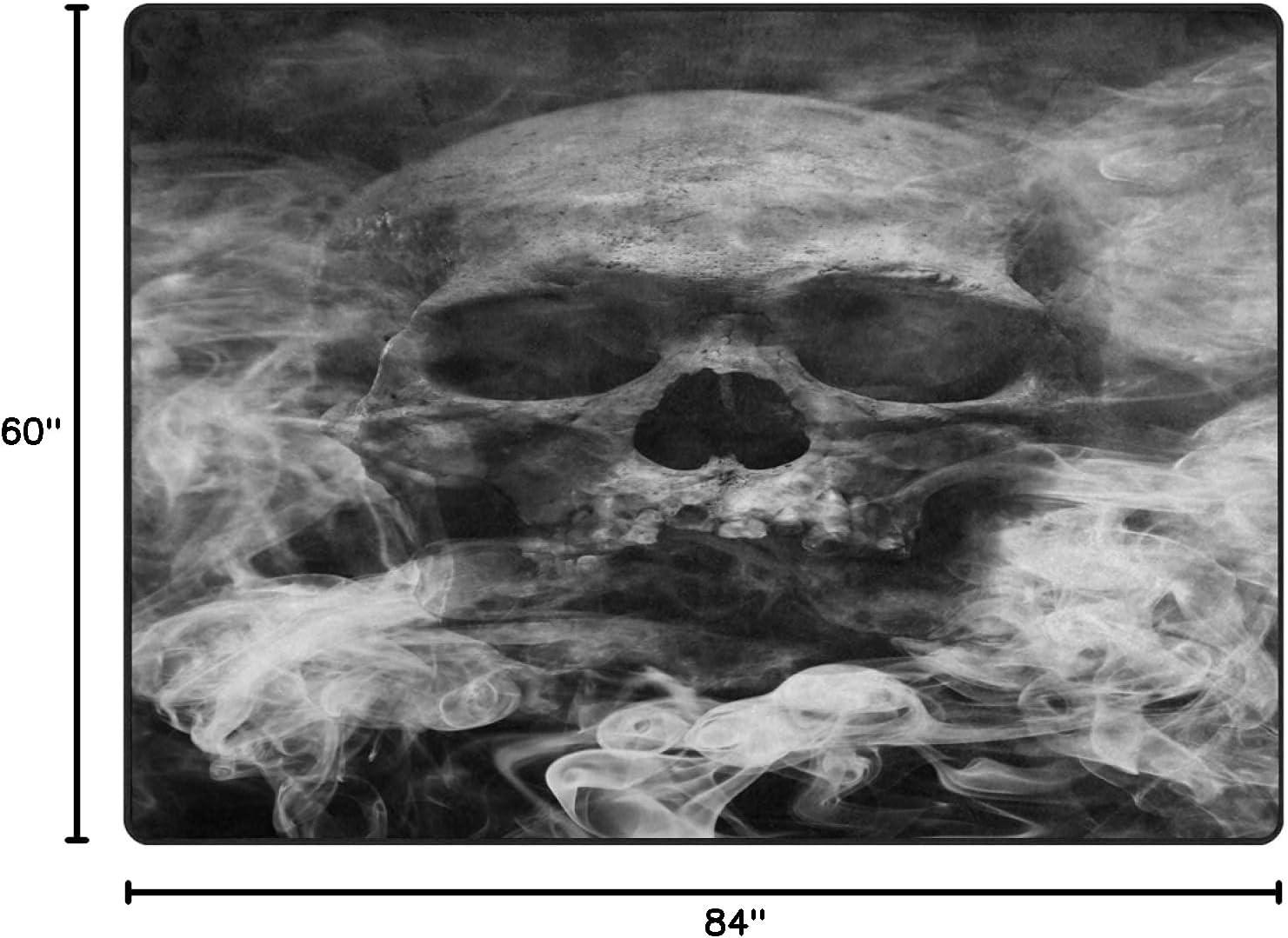 Our Take​ on the ALALAL Smoke Sugar Skull Rug: Durable & Stylish