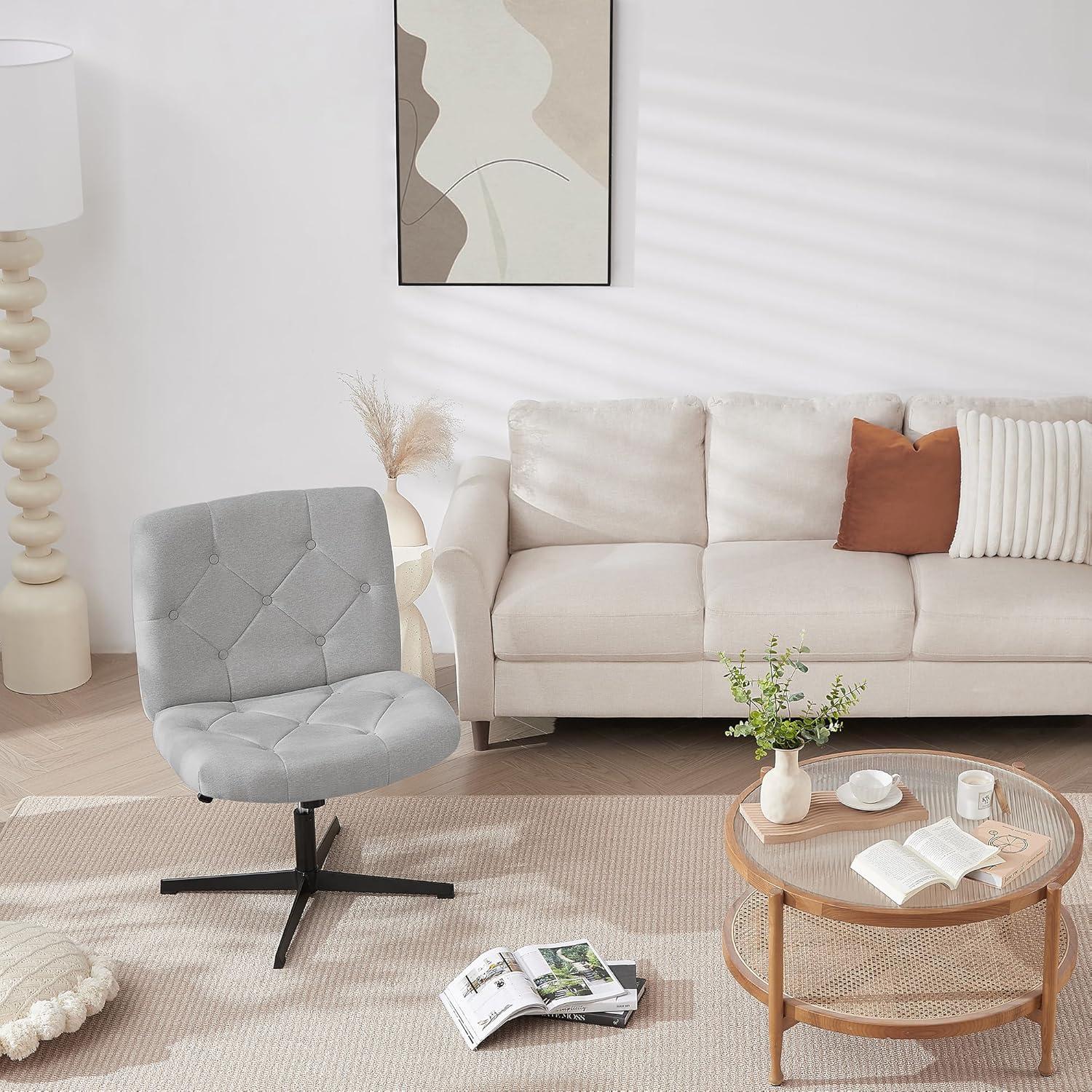 Finding Comfort and Style: Our Take on VECELO's Armless desk Chair