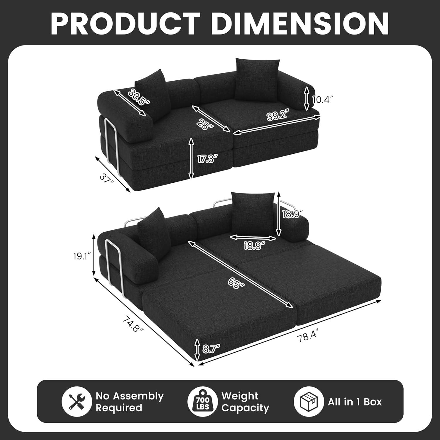 Our ‍Honest Take on DURASPACE's⁣ Foldable Sleeper Sofa Bed