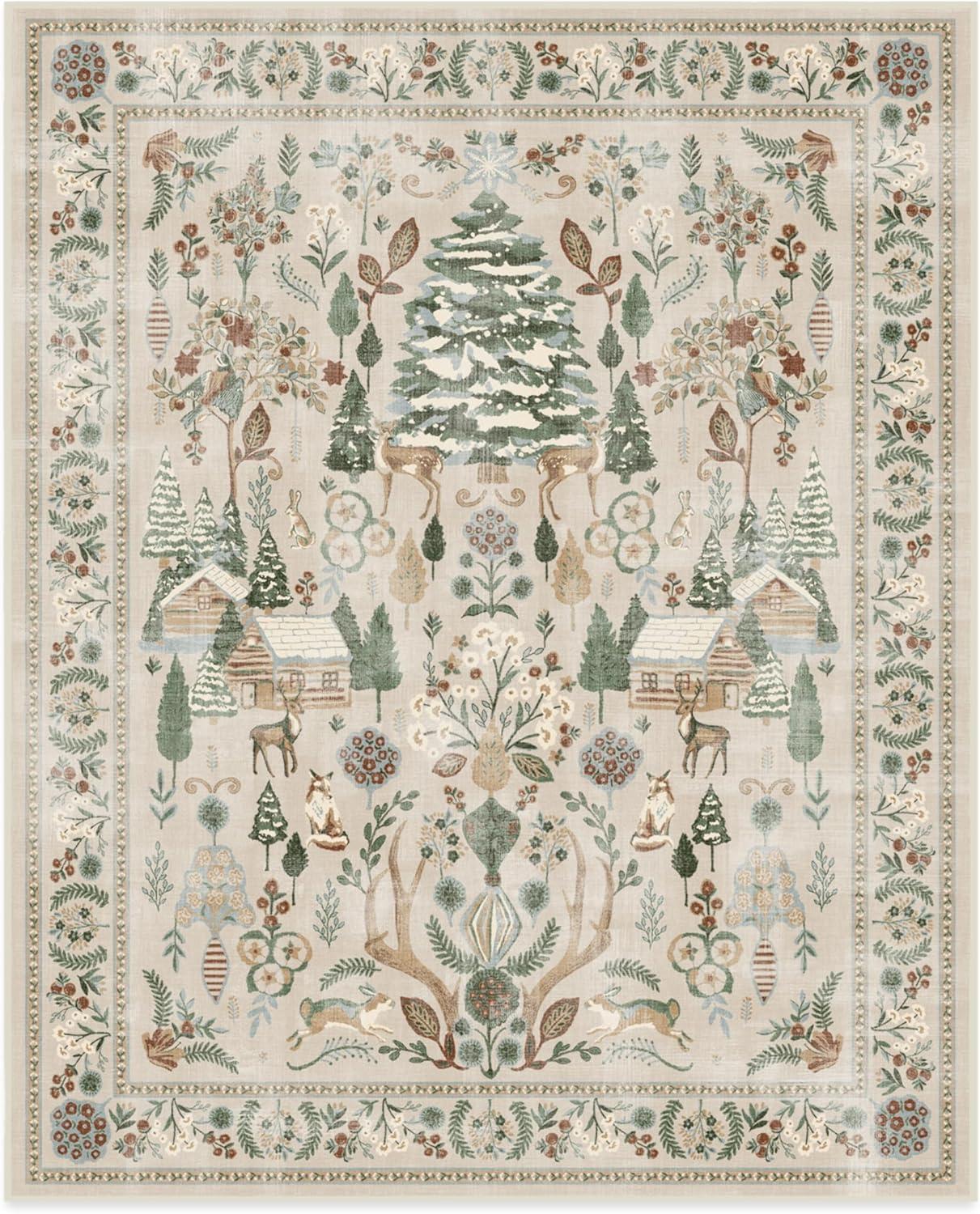 Our Honest Take: RUGGABLE's Cozy, Washable Christmas Rug Review