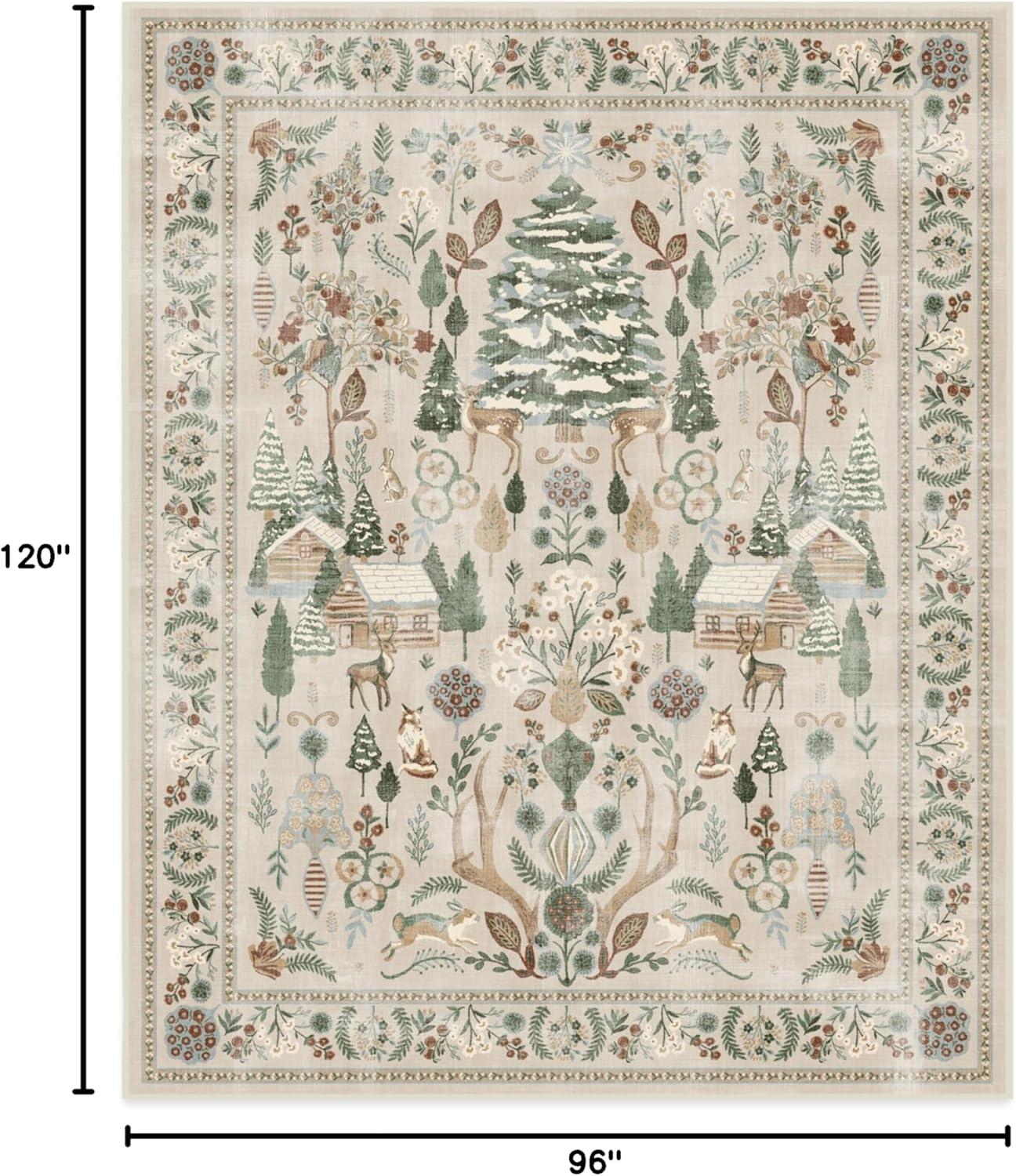 Our Honest Take: RUGGABLE's Cozy, Washable Christmas Rug Review