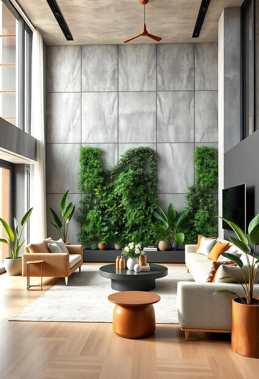 Use modular panels for your vertical garden to allow easy customization and rearrangement, perfect for evolving interior styles
