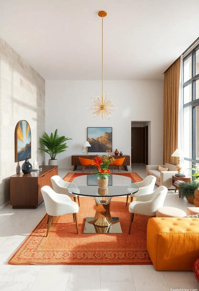Use clear acrylic or glass furniture pieces to keep sightlines open and unobstructed