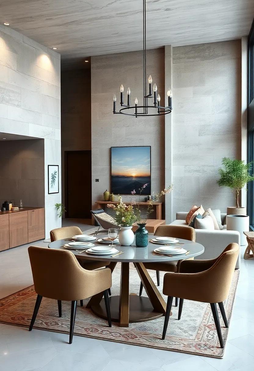 Mix modern and vintage elements to add character without cluttering the space