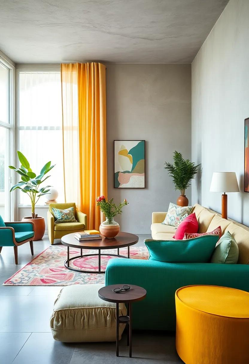 Experiment with unexpected fabric combinations, such as velvet and linen, in bright shades⁣ to capture eclectic ⁢elegance