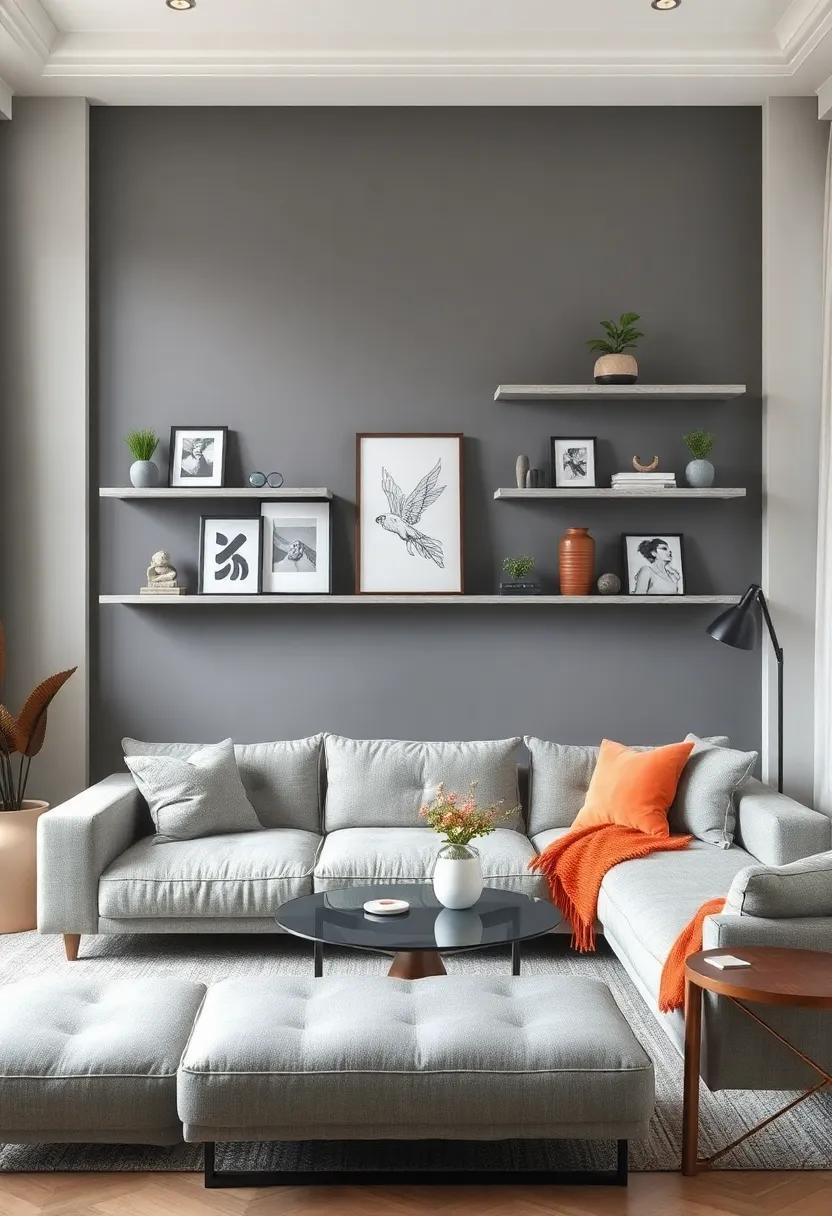 Use metallic silver leafing techniques on art pieces hung on matte ‍gray‌ walls for⁣ subtle sparkle and refinement